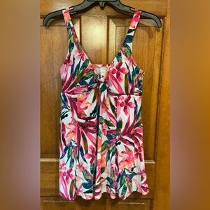 Floral Dress Style Swimsuit
